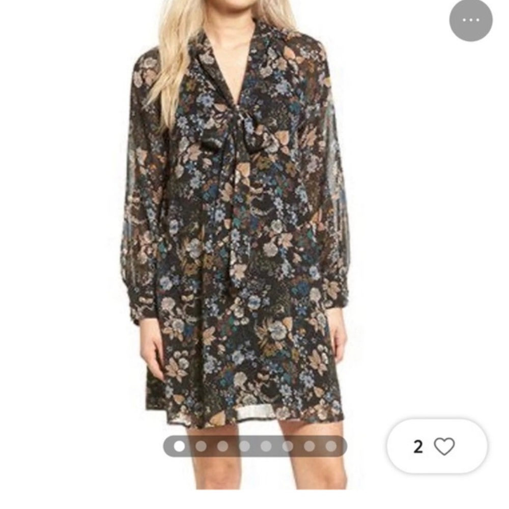 Anthropologie Moon River Floral Dress M